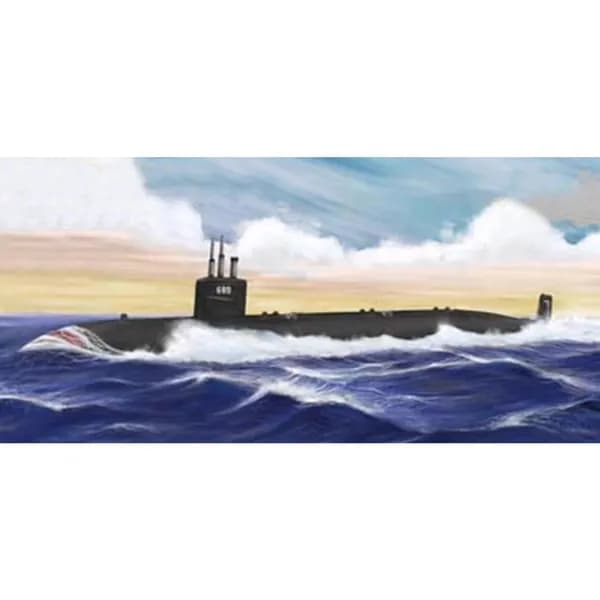 HobbyBoss 87014 1/700 подводная лодка США по шкале SSN-688
