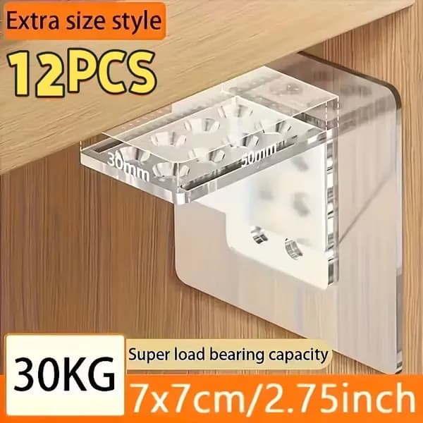 Держатель для полки,10кг,12шт