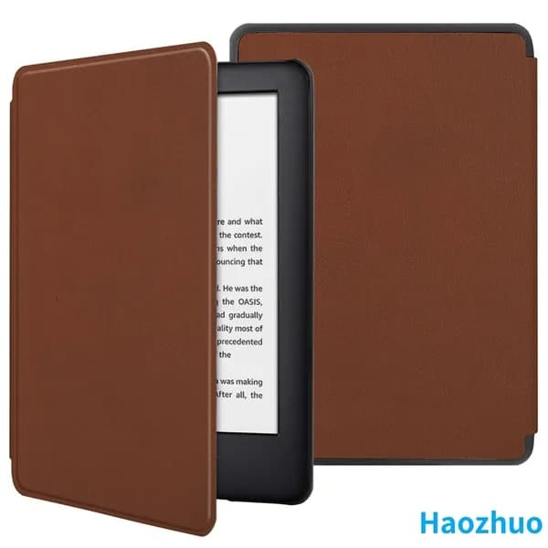 Чехол для Kindle Paperwhite 12 и Colorsoft Signature (7"), коричневый, с авто-сном/пробуждением