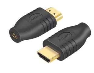 Micro HDMI Женский розетка на HDMI Мужский адаптер конвертер HDMI A / M на D / F адаптер