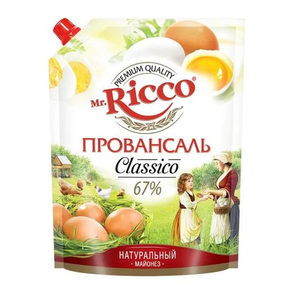 Майонез Mr. Ricco Провансаль 67% 630г