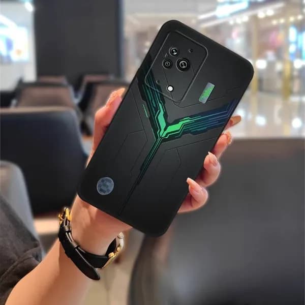 Чехол Lulumi для Xiaomi Black Shark5, грязеотталкивающий чехол из ТПУ, противоударный, модный, с механическим дизайном, мягкий.