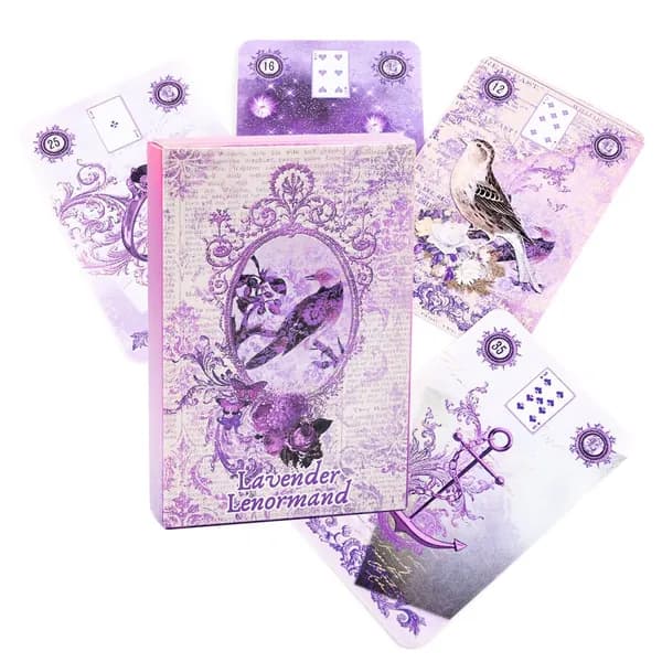 Колода таро,открытки оракула лаванды Ленорман/lavender lenormand