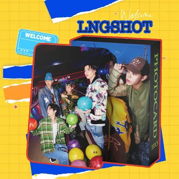 55 шт LNGSHOT Карты SHOT CALLERS Kарточки LNGSHOT Плакат Набор