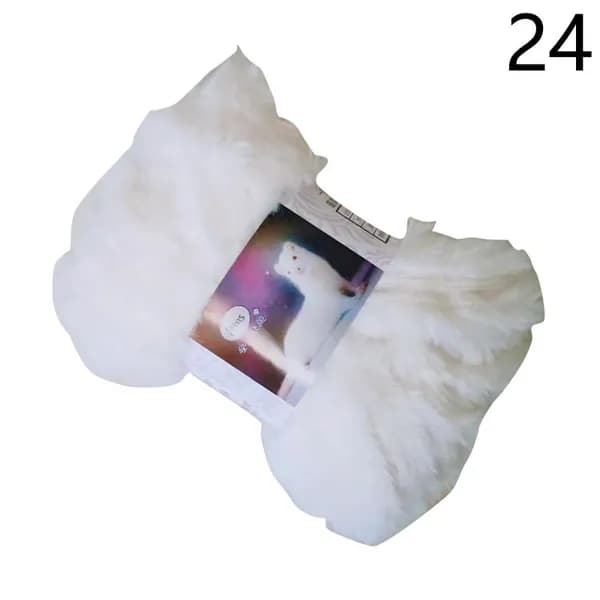 супермягкая меховая пряжа,искусственная норковая,30 м,50г