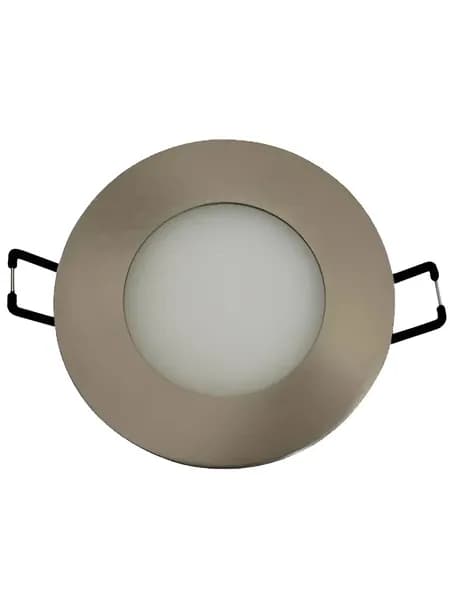Даунлайт LED 03Вт Круг. 3000К(Теплый) 120 МАТХРОМ D90х20мм(Врезн.75) 240Лм HL 6873 L