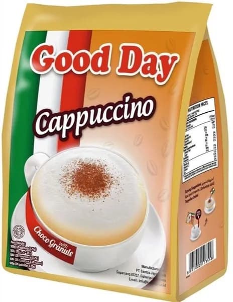 Good Day Кофейный напиток Капучино 3 в 1 с шоколадной крошкой, 25 г/20 шт