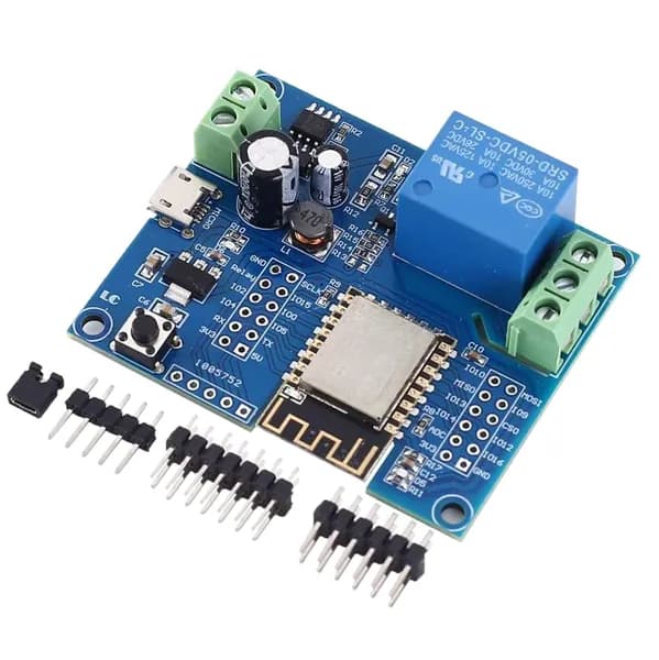 Новый-Модуль релейного контроллера WIFI, DC 5V 8V-80V ESP8266 Модуль беспроводного ESP-12F совместим с приложения IOT Smart Home