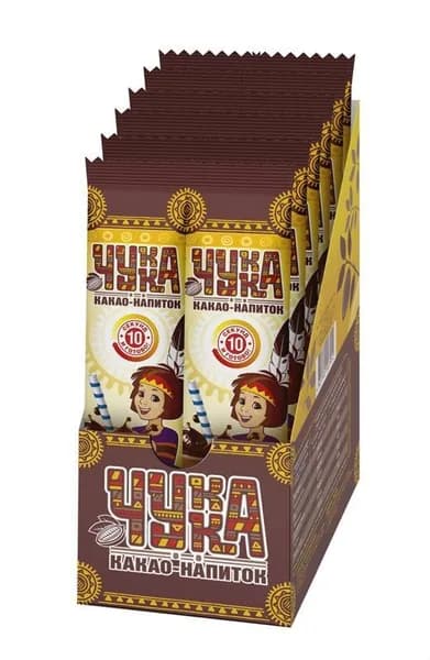 Какао-напиток растворимый Чукка, порционный , 12 пак по 16г.