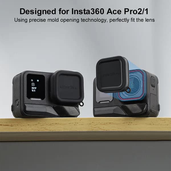 Силиконовая крышка для объектива Insta360 Ace Pro2/1 защита от царапин и пыли