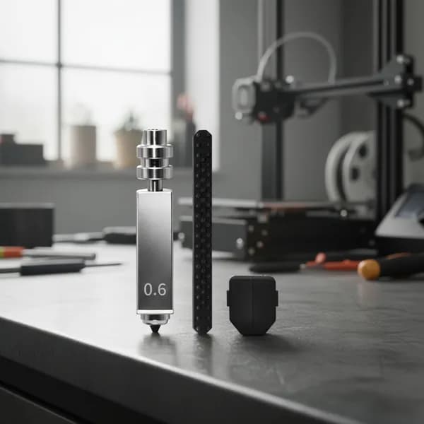 Биметаллическое сопло для 3D-принтера Anycubic змея X, цельное, 0.2 мм Kobra X 04MM Сопло