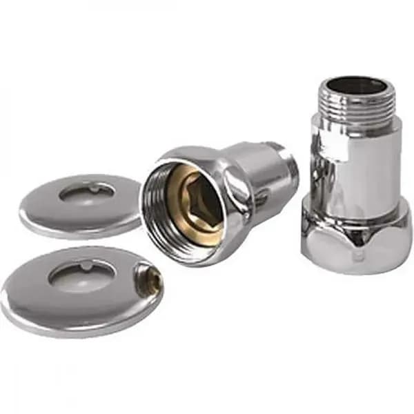Соединение прямое для полотенцесушителя 3/4"-1/2" TIM K6-SFM032 гайка-штуцер (пара)