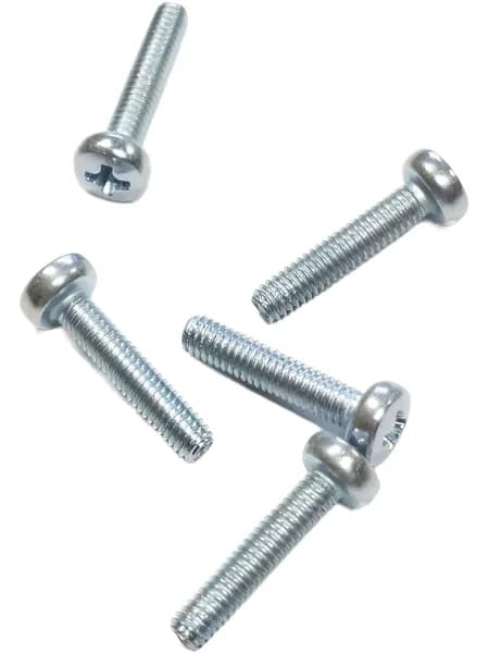 Винт M2,5x14 оцинк. DIN 7985 с цилиндрической скругленной головкой (10шт)