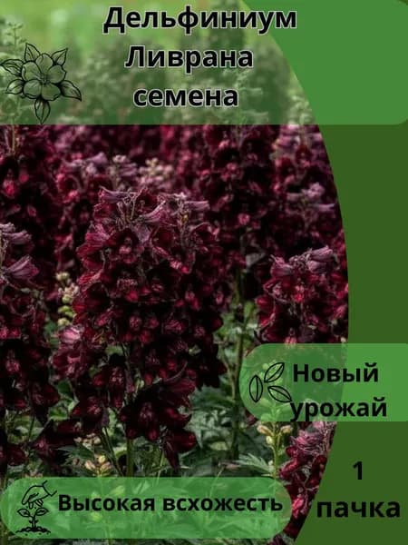 Дельфиниум Ливрана, семена 10шт