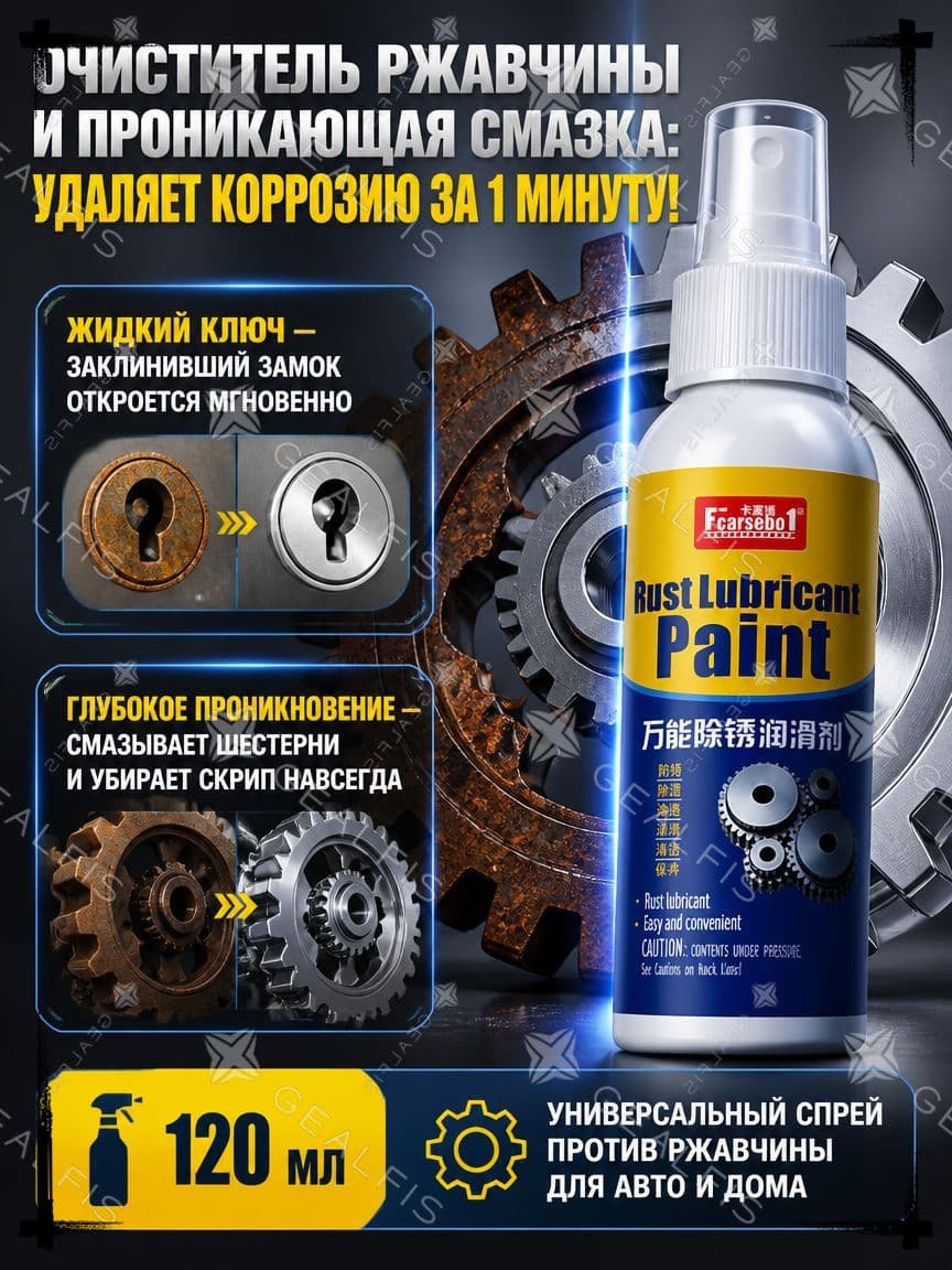 Преобразователь ржавчины, 120 мл, 1 шт.