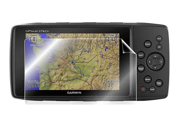 Защитная ПЭТ пленка для экрана навигатора Garmin GPS MAP 276Cx (комплект 3 шт)