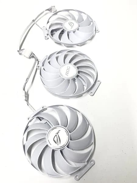 Вентиляторы 95 mm для видеокарт ASUS RTX 3090 3080 3070 ROG STRIX WHITE EDITION