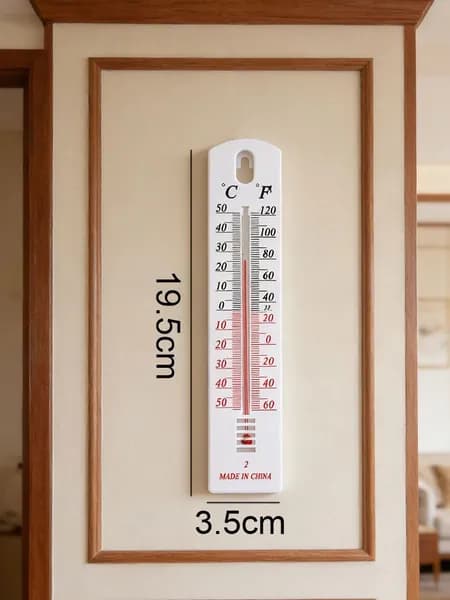 Термометр уличный пластиковый, от -50 C до +50 C, для дома, дачи, балкона