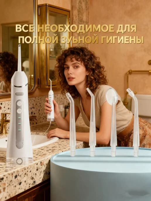 Ирригатор для зубов импульсный массаж десен