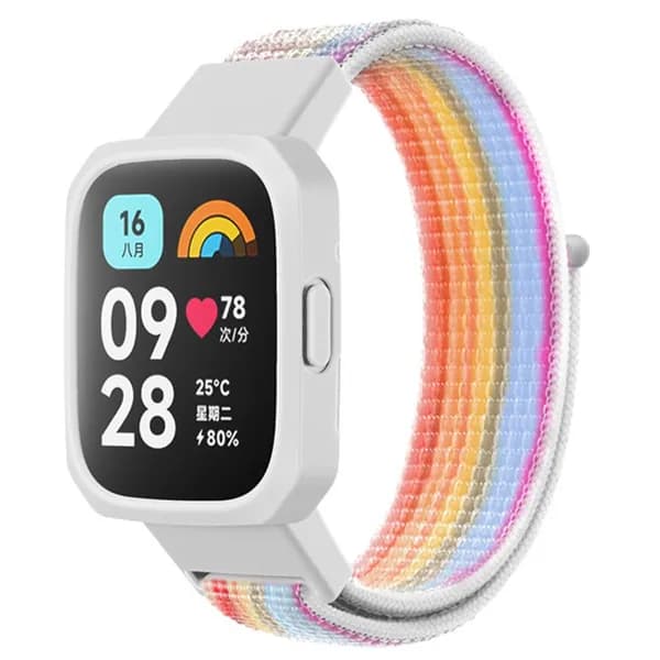 Nylon ремешок + дело для Xiaomi Redmi Watch; Браслет для Сяоми Редми Вотч 1 Лайт Ремень