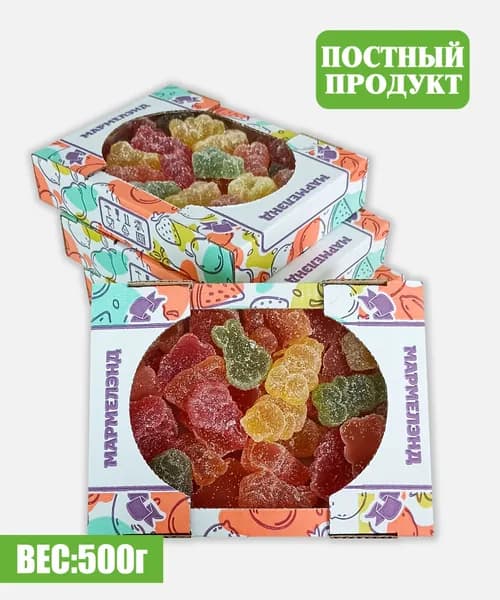 Мармелад желейный формовой "Лесное ассорти" 500г