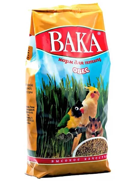 ВАКА В.К. корм для птиц и грызунов Овёс 400г