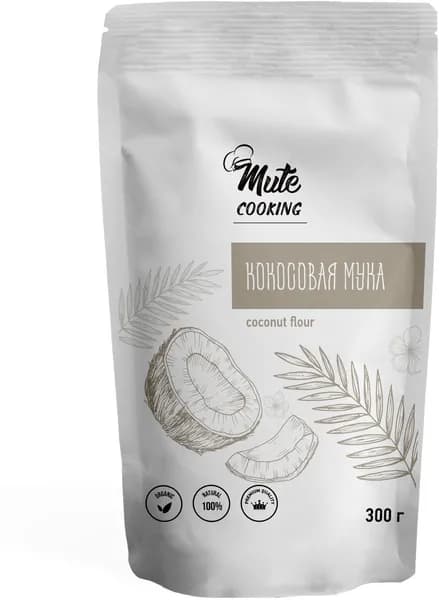 Мука Mute Cooking Сoconut Flour Organic, кокосовая, 300 г