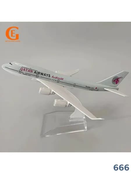 Металлический Модель Самолета Боинг 747, Авиакомпании Катара B747