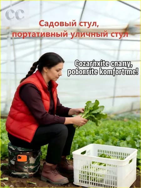 Садовый стул, Пенополиуретан, 25х25х25 см, 1 шт