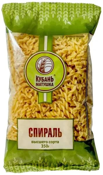 Макароны г. Краснодар Кубань матушка спираль Югоптторг-23 м/у, 350 г