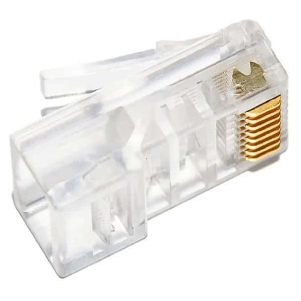 Коннекторы RJ-45 под витую пару, категория 5e, универсальный, Cabeus (8P8C)