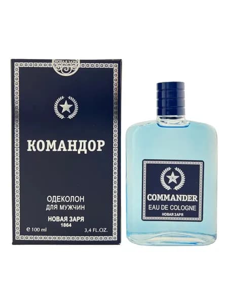 Новая Заря Командор (Commander) Мужской Одеколон 100мл