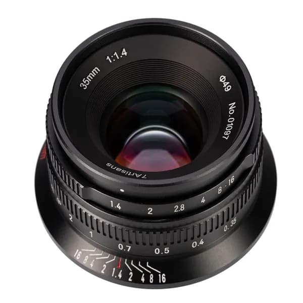 Объектив 7artisans 35mm F1.4 APS-C Canon (EOS-R Mount), черный