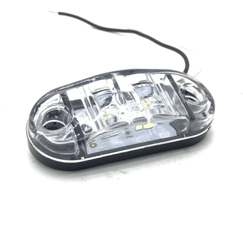 Бортовой фонарик, габарит фургона, на борт, белый, светодиодный, 12/24V