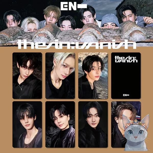 Enhypen Карточкиk-pop карточки коллекционные Фотокарточки 54 * 86 мм 7 шт