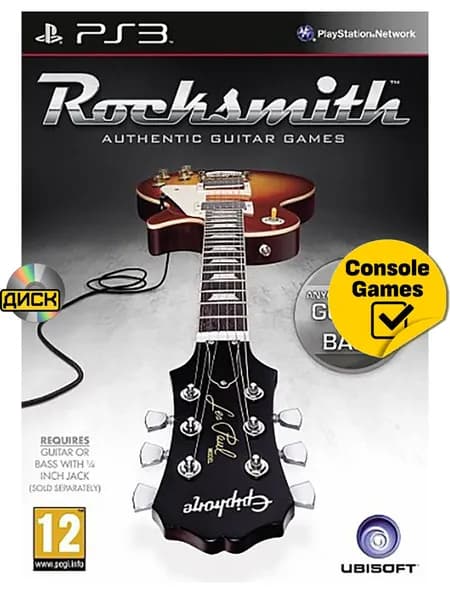 Игра Rocksmith (PlayStation 3, Английская версия)