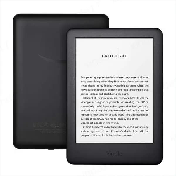 Amazon 6" Электронная книга Электронная книга Kindle 10-го поколения (выпуск 2019 года)/ Поддержка подсветки /поддержка русского языка, черный матовый