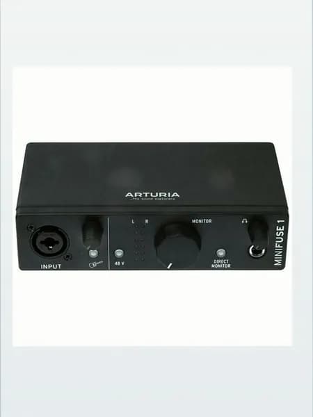 Arturia MiniFuse 1 внешняя звуковая карта, черный/шоколадный