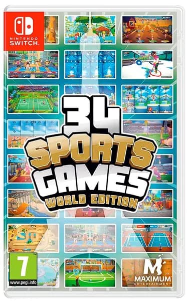 Игра Nintendo 34 Sports Games: World Edition (Картридж) (Nintendo Switch, Английская версия)
