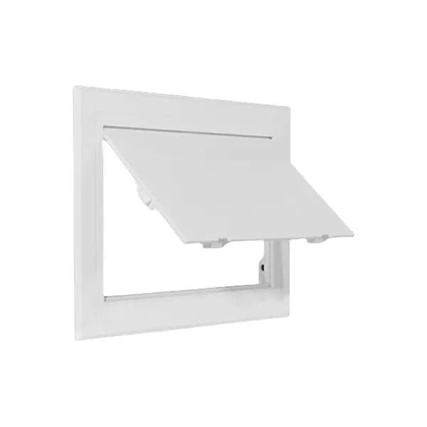Пластиковая съемная инспекционная дверца на петлях