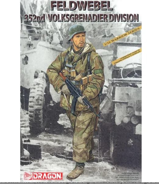 DRAGON 1629 1/16 WWII Feldwebel 352nd Volksgrenadier Division Пластиковые модели солдат