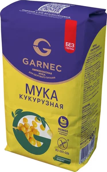 Мука Garnec кукурузная без глютена 500г
