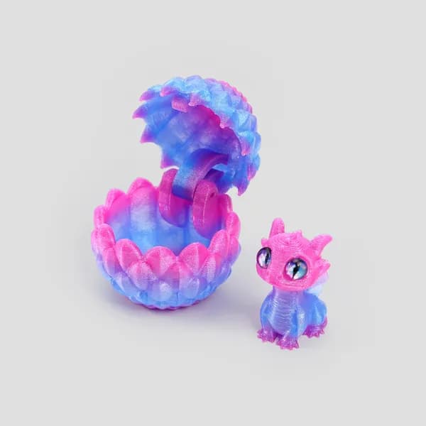 3D печать модели яйца дракона, цветное украшение, креативный подарок для питомцев