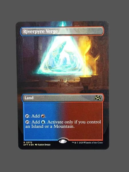Фольгированная (Foil) прокси-карта TCG/MTG Proxy: Riverpyre Verge #372