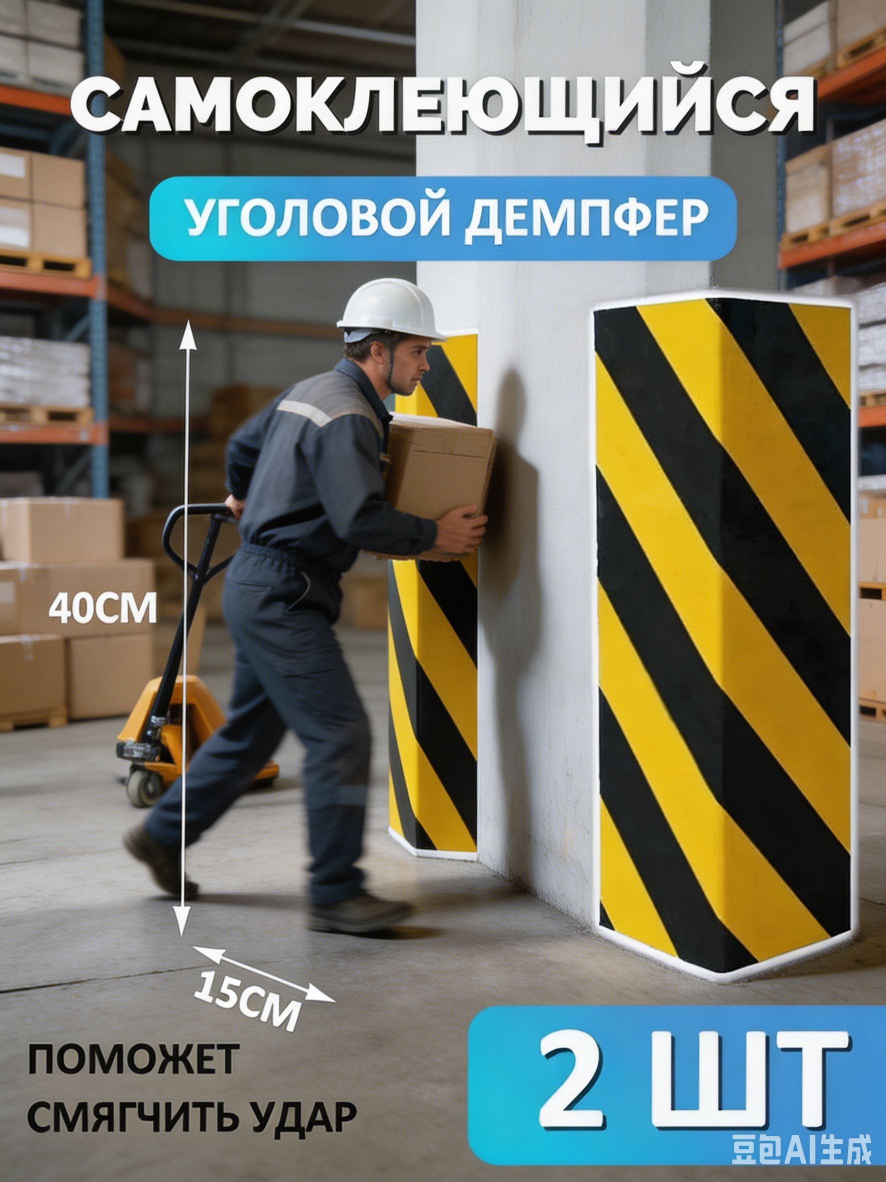 Демпфер автомобильный, 2 шт.