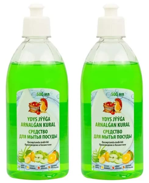 Gala Cosmetic&K Средство для мытья посуды Алоэ Эконом, 500 мл, 2 шт