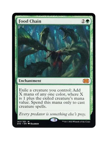 Голографическая (Holo) прокси-карта TCG/MTG Proxy: Food Chain #147