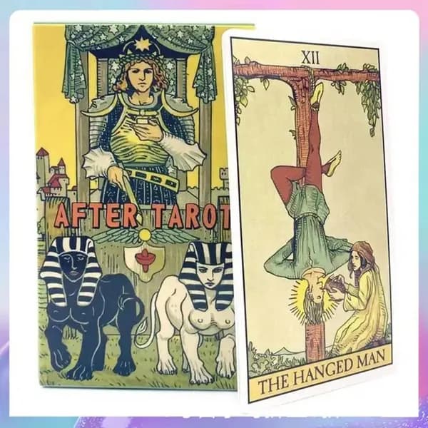 Премиумколода Таро "After Tarot" от Lo Scarabeo, созданная Алиго Массальей, представлена к приобретению.