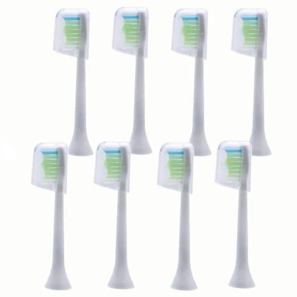 Совместимые насадки для щеток Philips Sonicare HX6511 HX9362 HX6013 HX6063 HX3110 HX3212 HX6231 HX6631 HX6711 - комплект из 16 штук