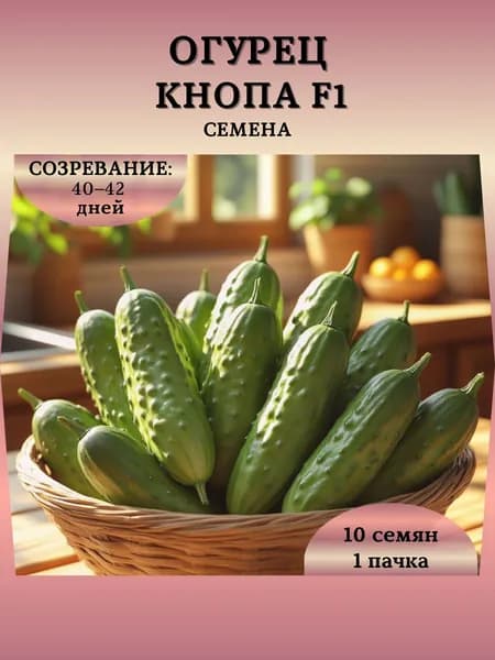 Семена Огурца "Кнопа F1", 10 семян